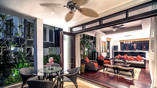 Gardenia Pool Villa Living room