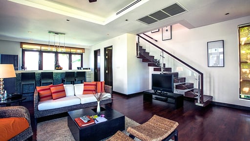 Gardenia Pool Villa Living room