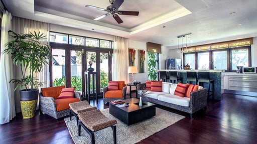 Gardenia Pool Villa Living room
