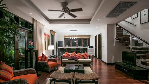 Gardenia Pool Villa Living room