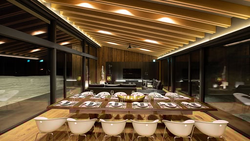 Gen-Myo Chalet Dining area