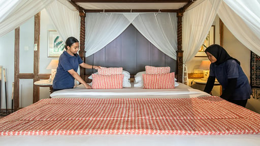 Gili Beach Resort Villa Satu Villa staff