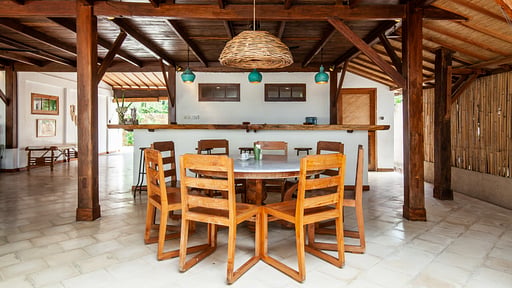 Gili Beach Resort Villa Dua Dining area