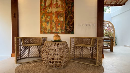 Gili Beach Resort Villa Tiga Wohnbereich
