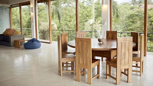 Glasshouse Kandy Zona de comedor