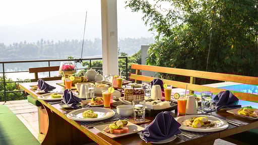 Glasshouse Kandy Terras/Veranda