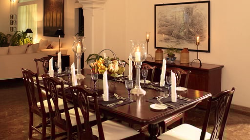Glenross Plantation Bungalow Dining area