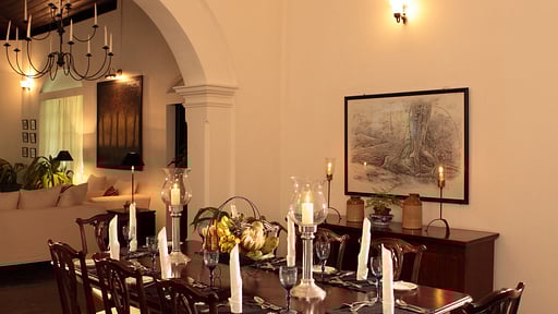Glenross Plantation Bungalow Dining area