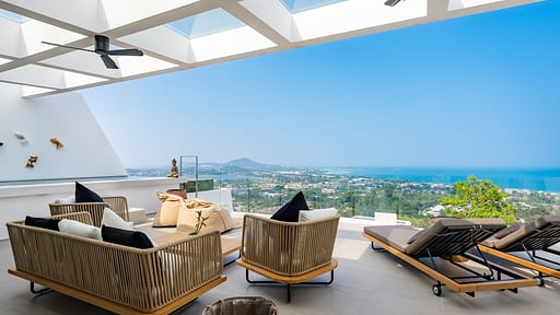 Golden Lotus Villas - The Blossom Villa Terrasse/Veranda