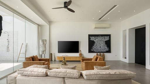 Golden Lotus Villas - The Blossom Villa Wohnbereich