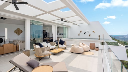 Golden Lotus Villas - The Blossom Villa Terrasse/Veranda