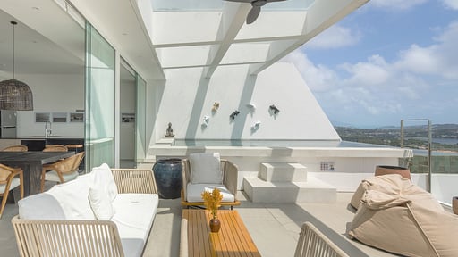 Golden Lotus Villas - The Blossom Villa Terrasse/Veranda