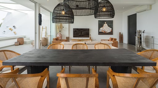 Golden Lotus Villas - The Harmony Dining area