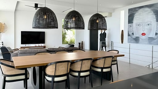 Golden Lotus Villas - The Tranquil Dining area