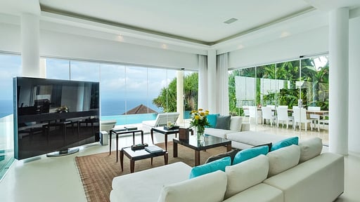 Villa Grand Cliff Ungasan Living room
