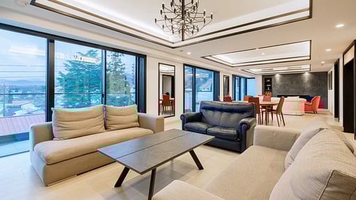 Grand Phenix Hakuba Penthouse Living room 1