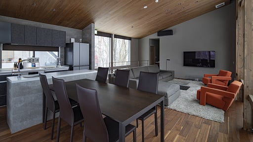 Gravity Chalet Dining area