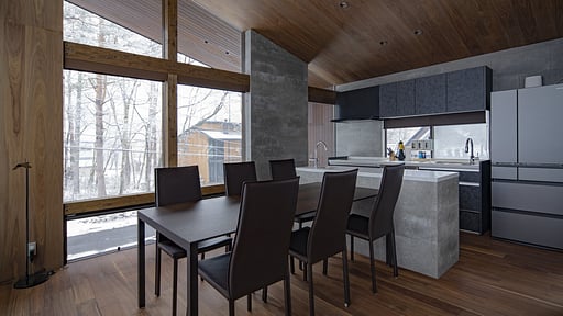 Gravity Chalet Dining area