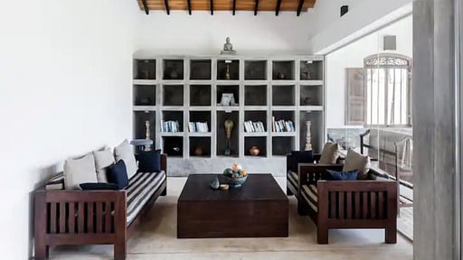 Green Parrot Beach Villa Living room