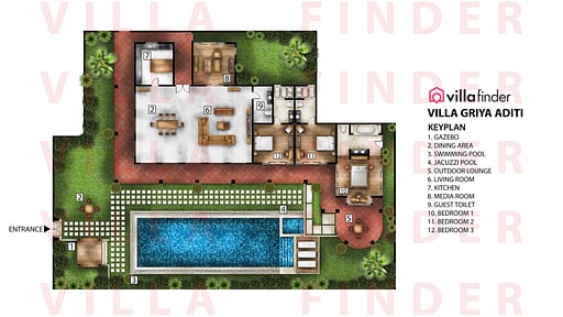 Villa Griya Aditi Plan