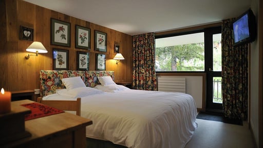 Chalet Gros Caillou Schlafzimmer 2