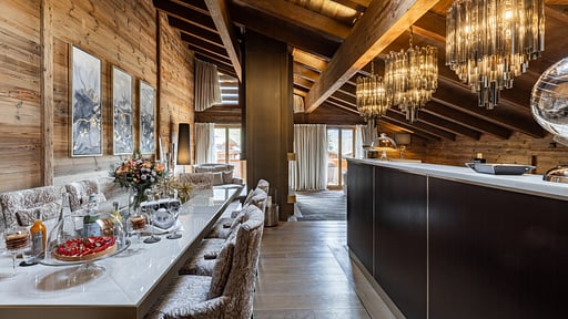 Gstaad Residence Two Dining area