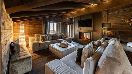 Gstaad Royal Residence Living room