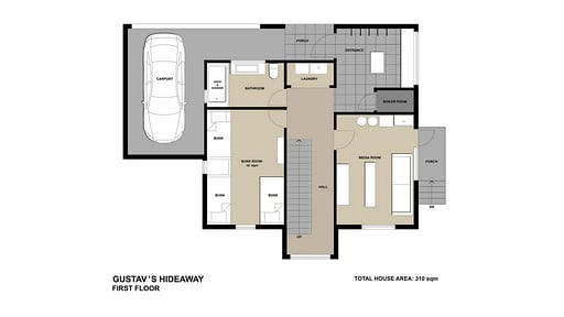 Gustav's Hideaway Floor plan