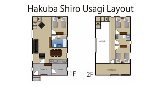 Hakuba Shiro Usagi Chalet Floor plan