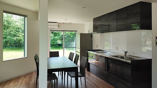 Hakuba Sunrise Apartment A Dining area