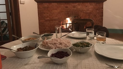 Haldummulla Estate Dining area