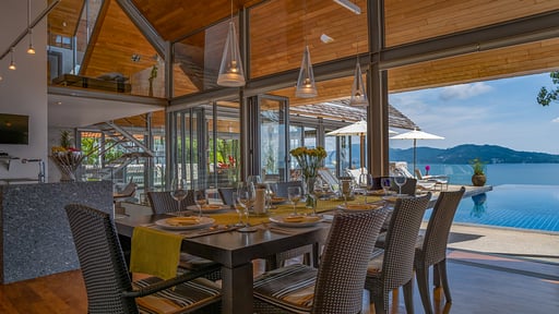 Villa Hale Malia Dining area