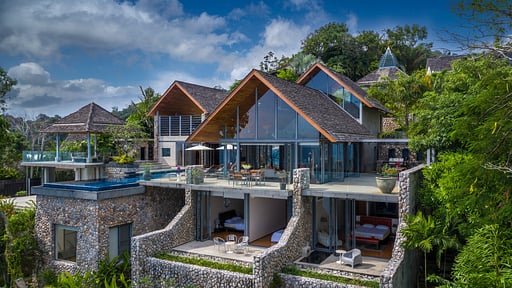 Villa Hale Malia Drone pictures