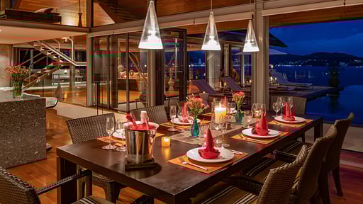 Villa Hale Malia Dining area