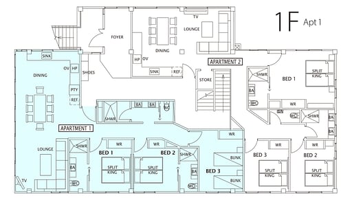 Happo Slopeside Apartment One Floor plan