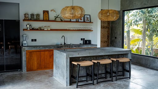 Hatiku Di Bali Villa Kitchen