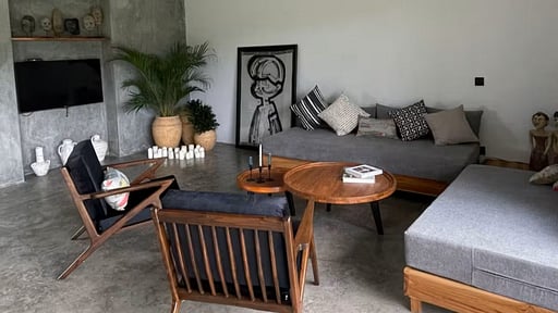 Hatiku Di Bali Villa Living room