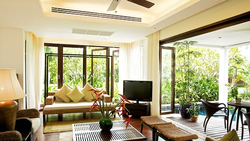 Heliconia Pool Villa Wohnbereich