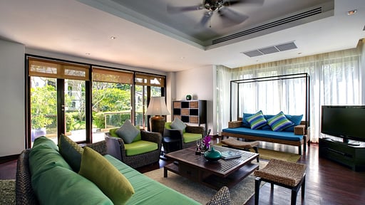 Heliconia Pool Villa Wohnbereich