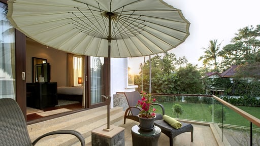 Heliconia Pool Villa Schlafzimmer 1