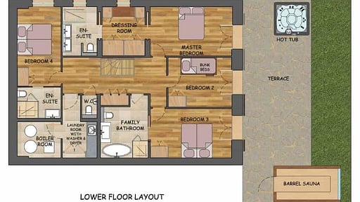 Hemione Lodge Grundriss