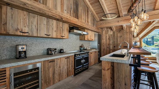 Chalet Hermine Blanche Kitchen