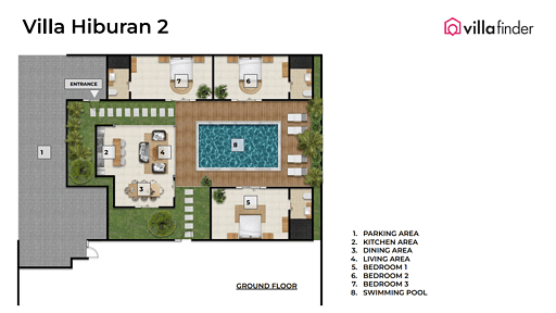 Hiburan Villas Floor plan