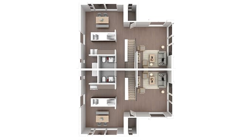 Hikari Snow Villa One Floor plan