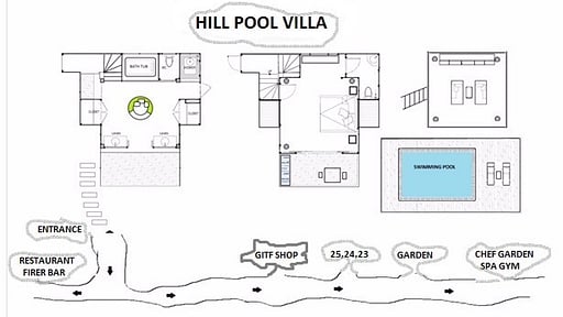 Hill Rock Pool Villas Plan