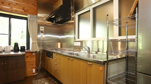 Hinoki Cabin One Kitchen