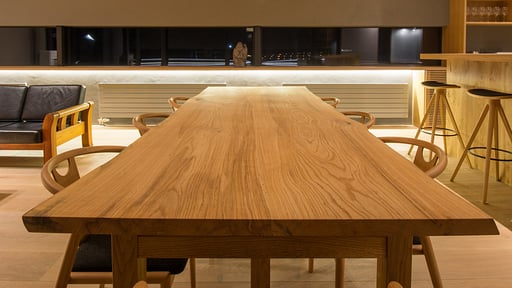 Hiyoku Chalet Dining area