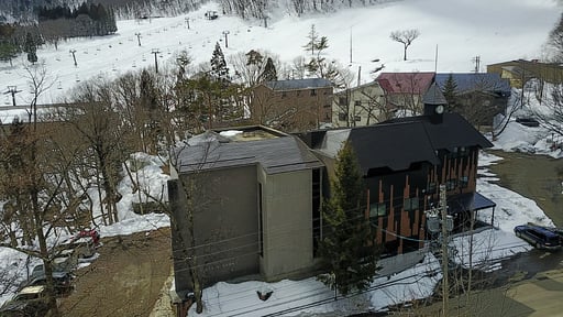 Hotel Villa Hakuba Deluxe Double Room Drone pictures