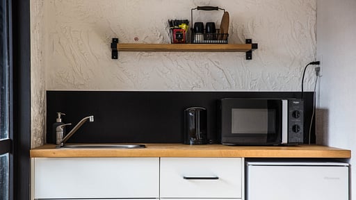 Hotel Villa Hakuba Deluxe Double Room Kitchen