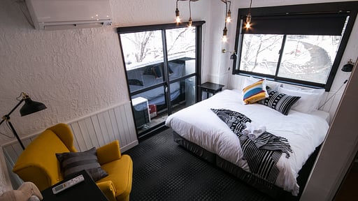 Hotel Villa Hakuba Four Bedroom Apartment Bedroom 1